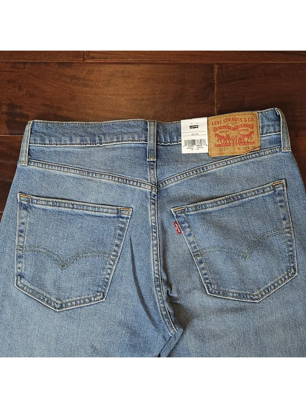 NWT LEVI’S Performance 512 Slim Taper Stretch Jeans Men Size W32 L30